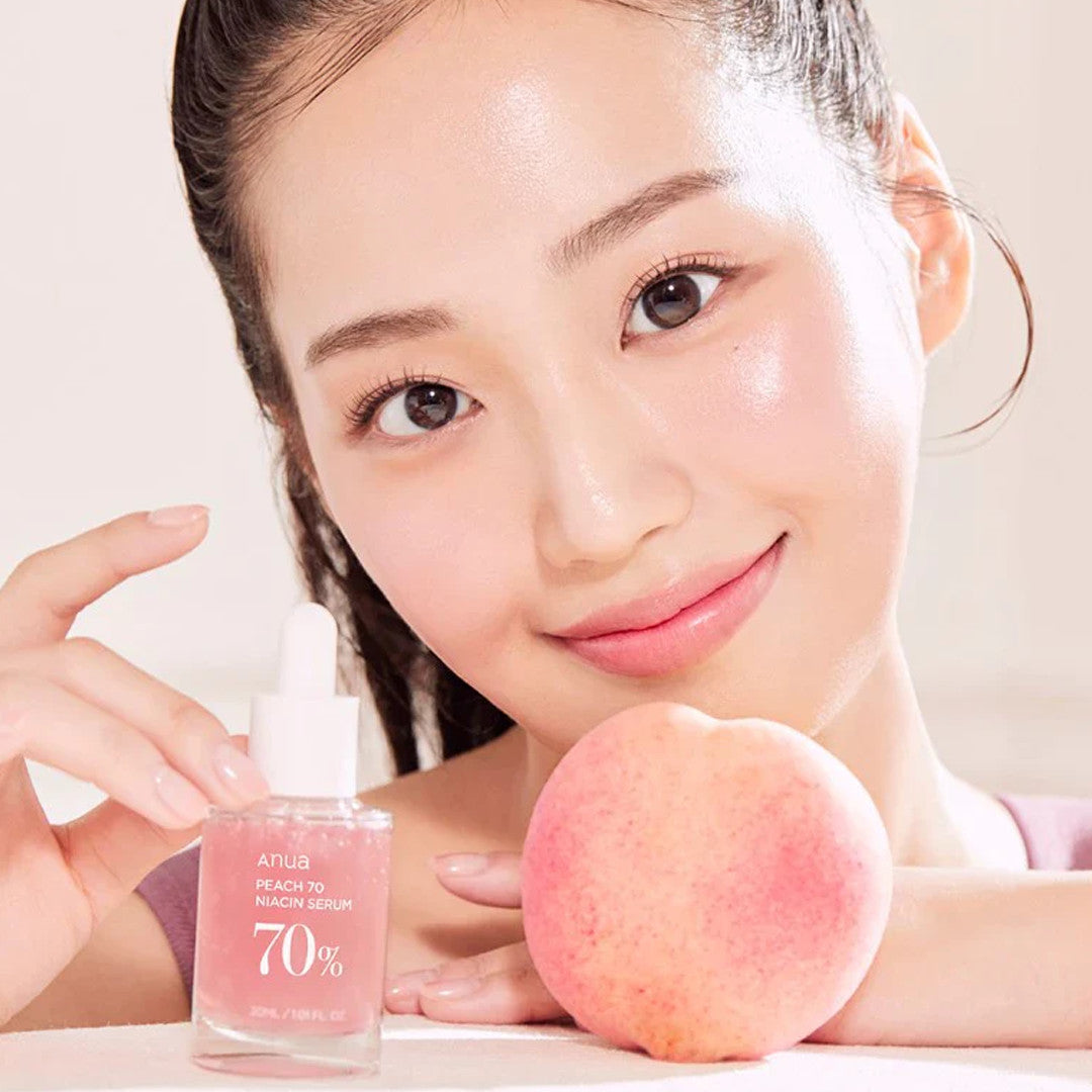 Anua 70% Niacinamide Peach Face Serum - 30ml - Image 3