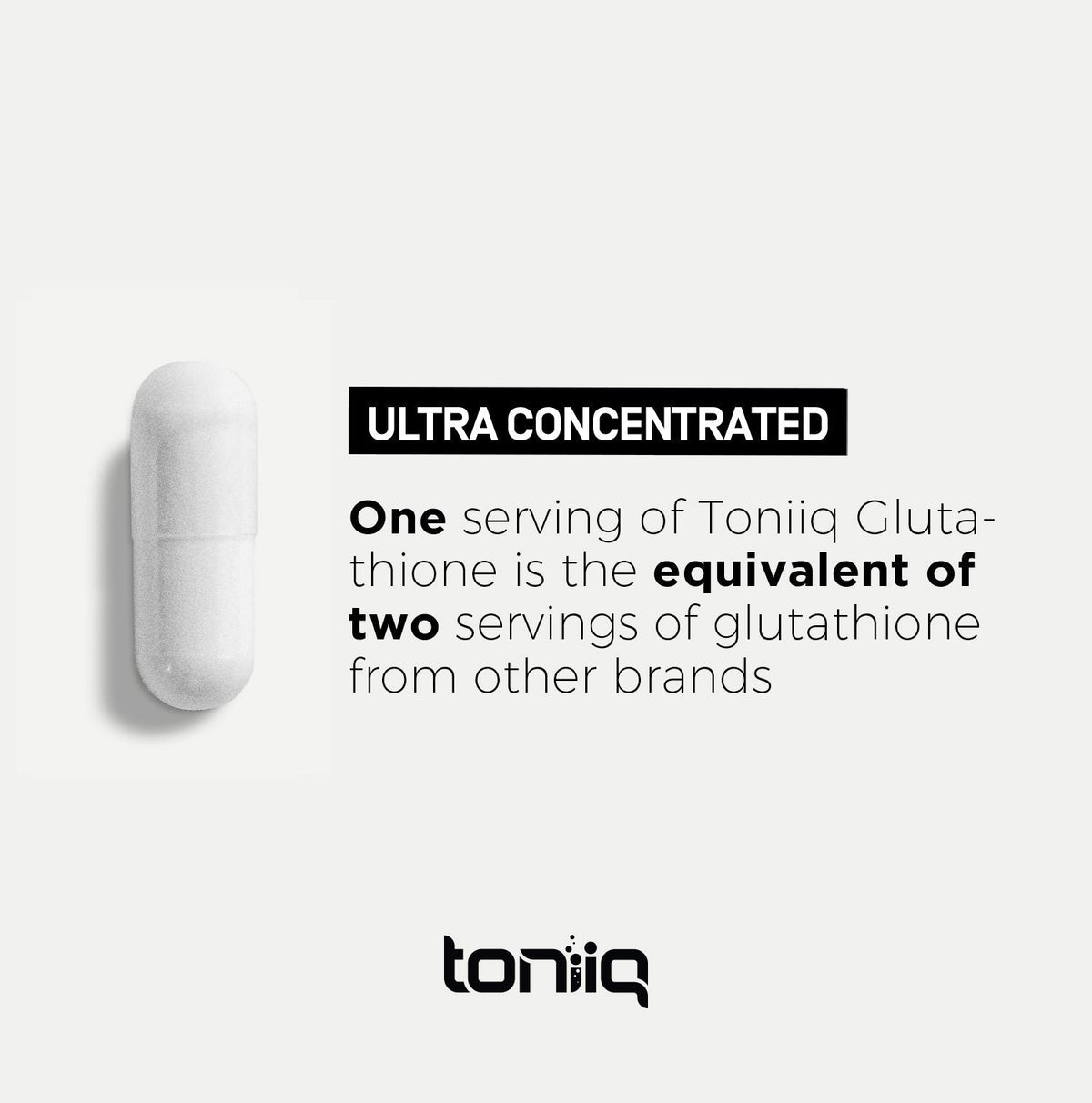 Toniiq Ultra High Strength Glutathione Capsules - 1000mg, 120 Count - Image 3