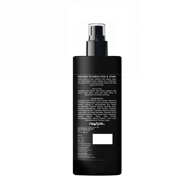 Nuutjob Body Cooler Cooling Liquid Powder for Men and Women, 100ml - Image 4
