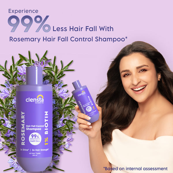 Clensta Rosemary Hair Fall Control Shampoo - 250ml - Image 2