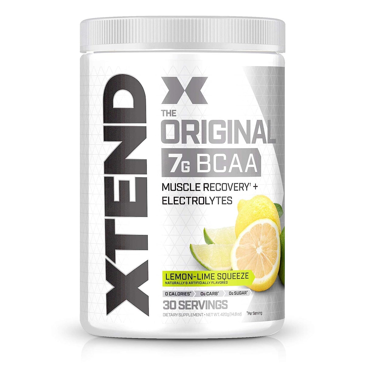 XTEND Original BCAA Powder - Lemon Lime Squeeze - Zero Calorie, 30 Servings