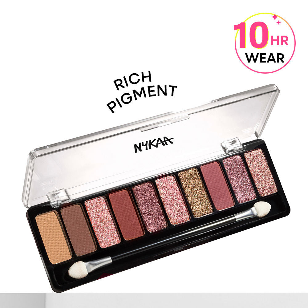 Nykaa Eyes on Me! 10-in-1 Eyeshadow Palette Sundowner Stunner
