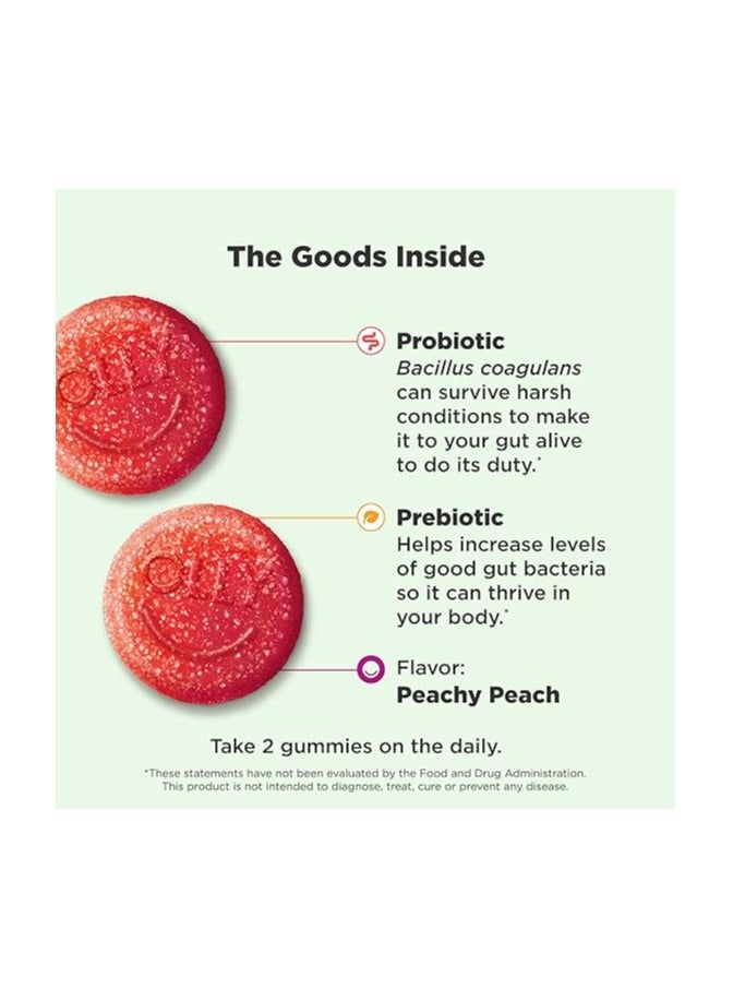 Olly Probiotic + Prebiotic Gummies - Gut Health Support, 60 Gummies - Image 3