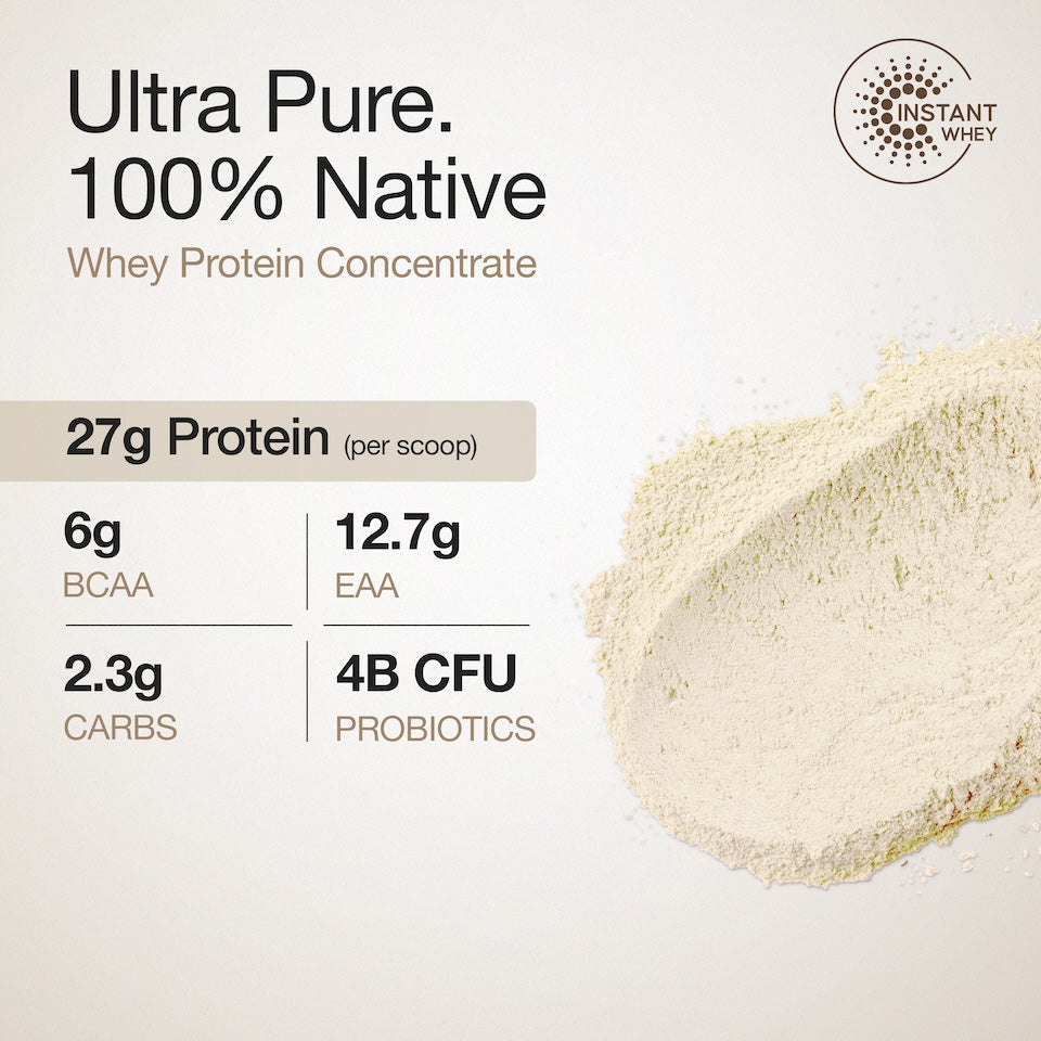 Wellbeing Nutrition Whey Protein Concentrate - Unflavoured, 1 Kg (28 Servings) - Image 2