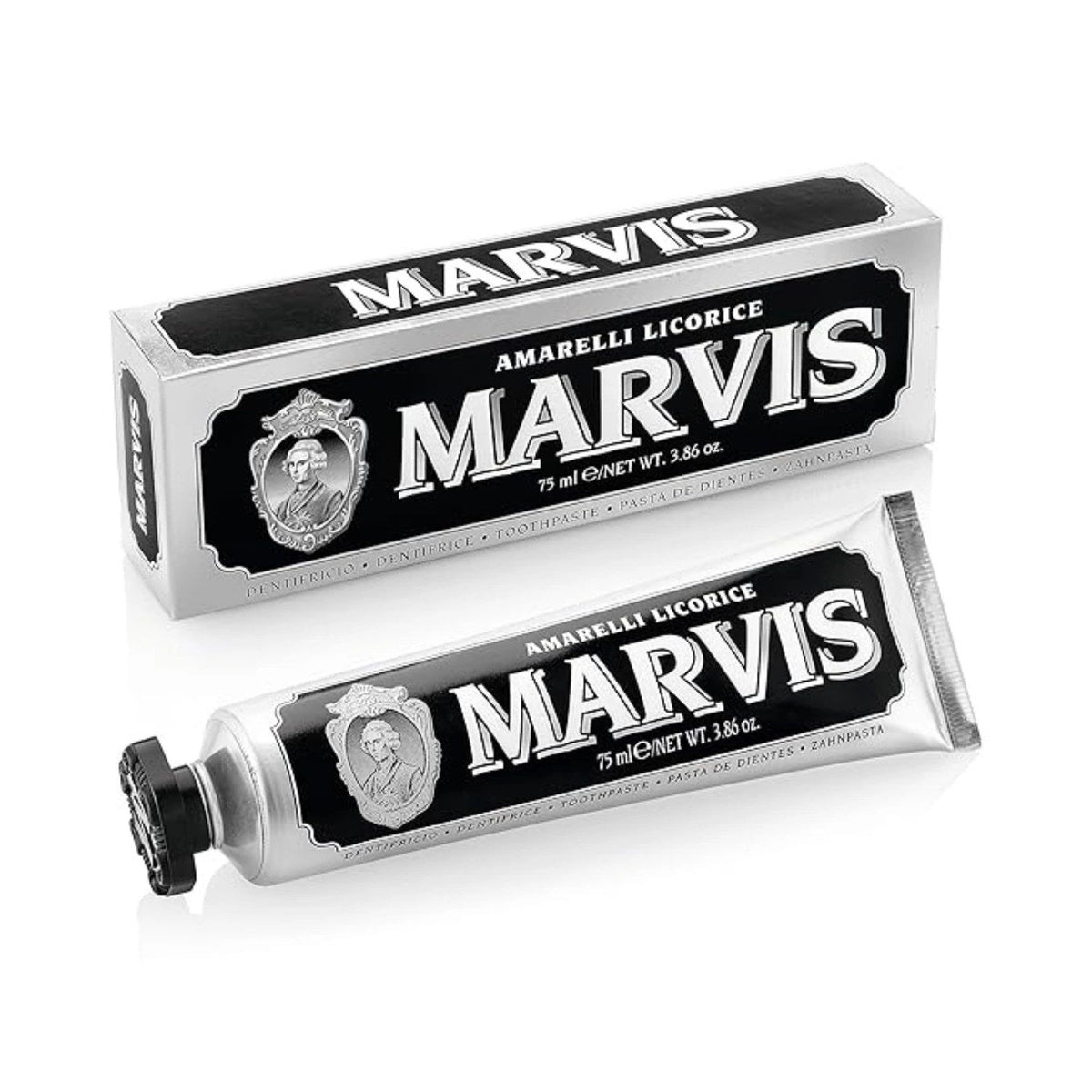 Marvis Amarelli Licorice Toothpaste 75ml - Image 2