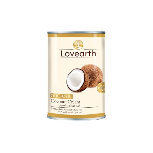 Lovearth Organic Coconut Cream - Herbal & Ayurvedic 400ml