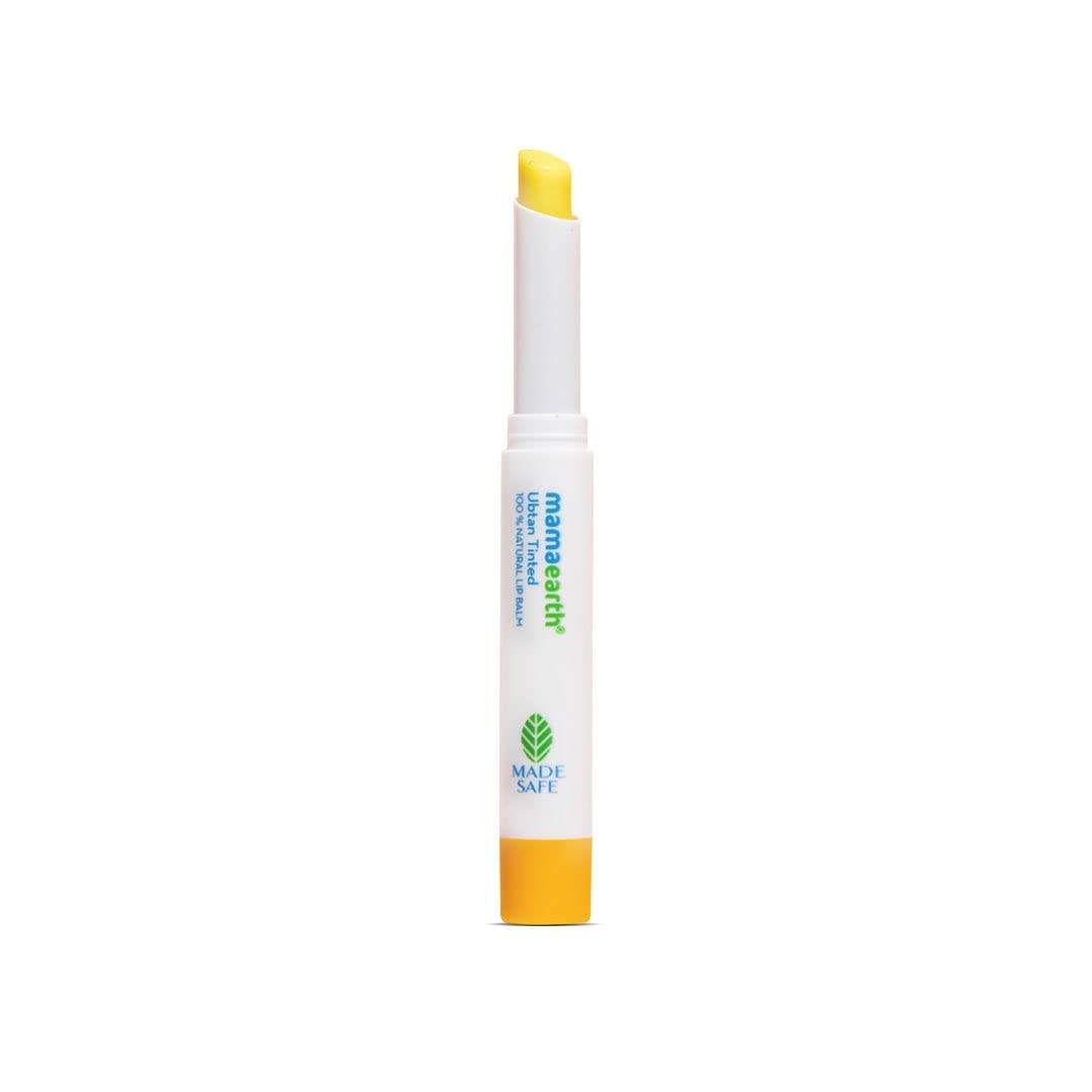 Mamaearth Ubtan Natural Lip Balm - Blister Pack, 2g