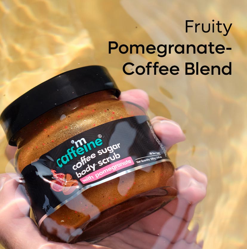 mCaffeine Coffee Sugar Body Scrub with Pomegranate - 250g - Image 2