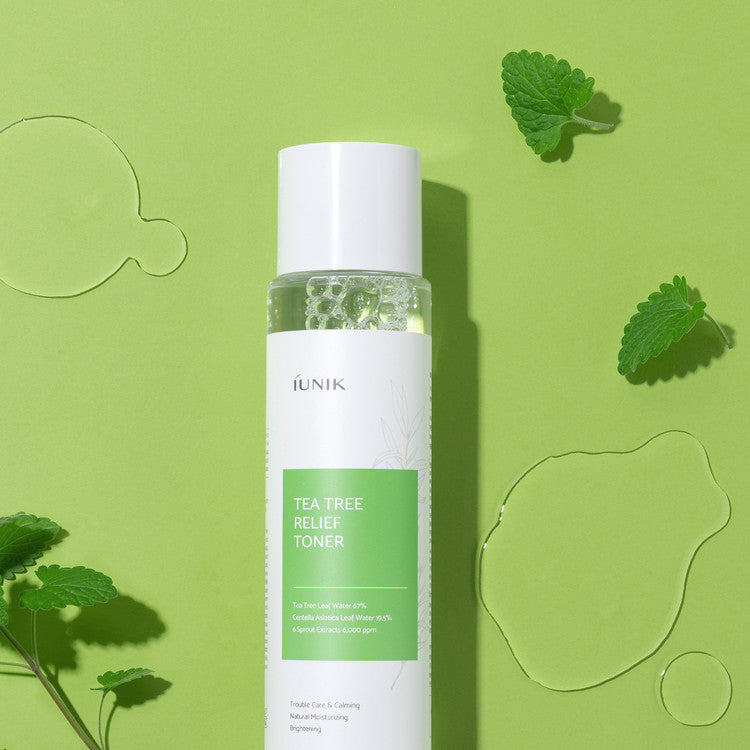 iUNIK Tea Tree Relief Toner - Face Serum, 200ml - Image 2