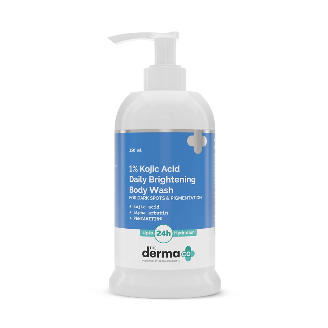 The Derma Co Kojic Acid Daily Brightening Body Wash - 1% Strength, 250 ml