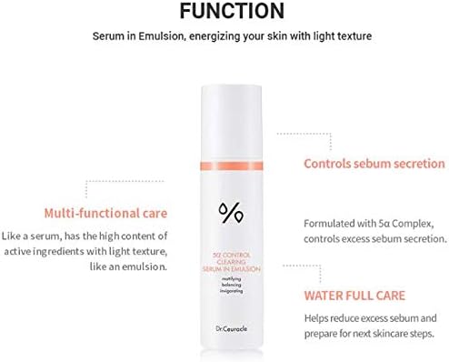 Dr.Ceuracle 5α Control Clearing Serum In Emulsion - Shine Control, 100ml - Image 4