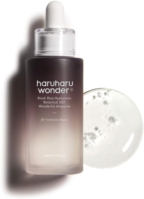 Haruharu Black Rice Hyaluronic 2GF Anti-Aging Ampoule - 30ml