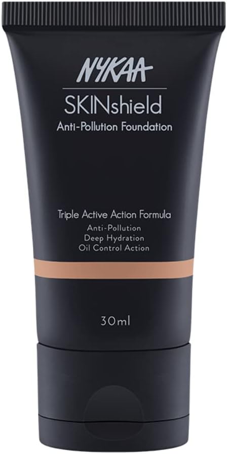 Nykaa SkinShield Anti-Pollution Matte Foundation Toasty Caramel 11 - 30ml