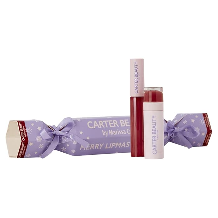 Carter Beauty, Ireland Merry Lipmas Christmas Cracker Shade Bey. Gift Set For Birthdays, Anniversary.