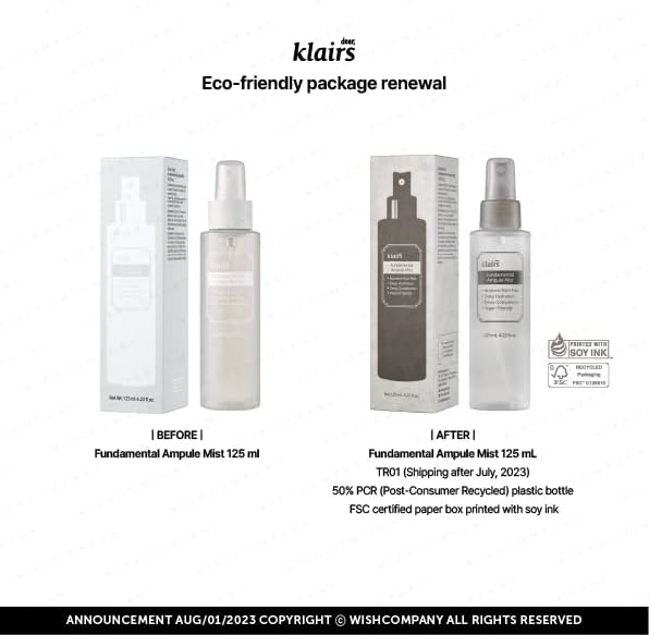 Dear Klairs Fundamental Ampule Mist Face Serum 125 mL - Image 2
