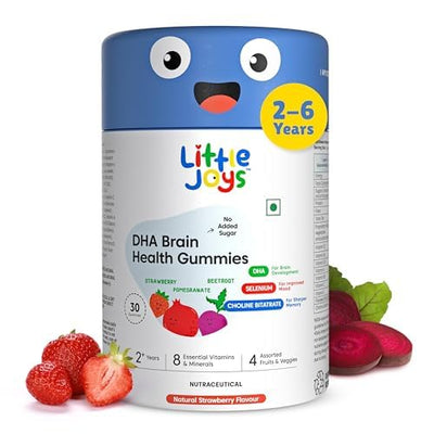 Little Joys DHA Brain Health Gummies 2+ ( Strawberry ) - 30 N