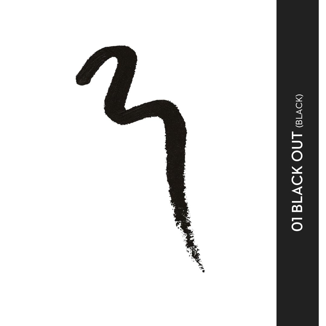 Sugar Cosmetics Kohl Of Honour Intense Kajal - 01 Black Out, Single Blister - Image 2
