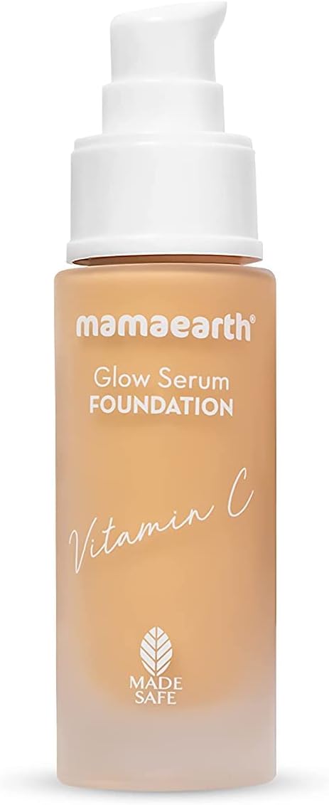 Mamaearth Glow Serum Foundation - Vitamin C, Nude Glow 30ml