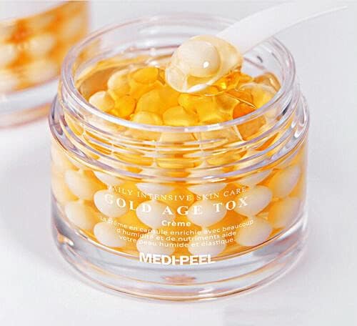 MEDI-PEEL Gold Age Tox H8 Anti-Aging Face Cream with Silkworm Extract, 50g - Image 2