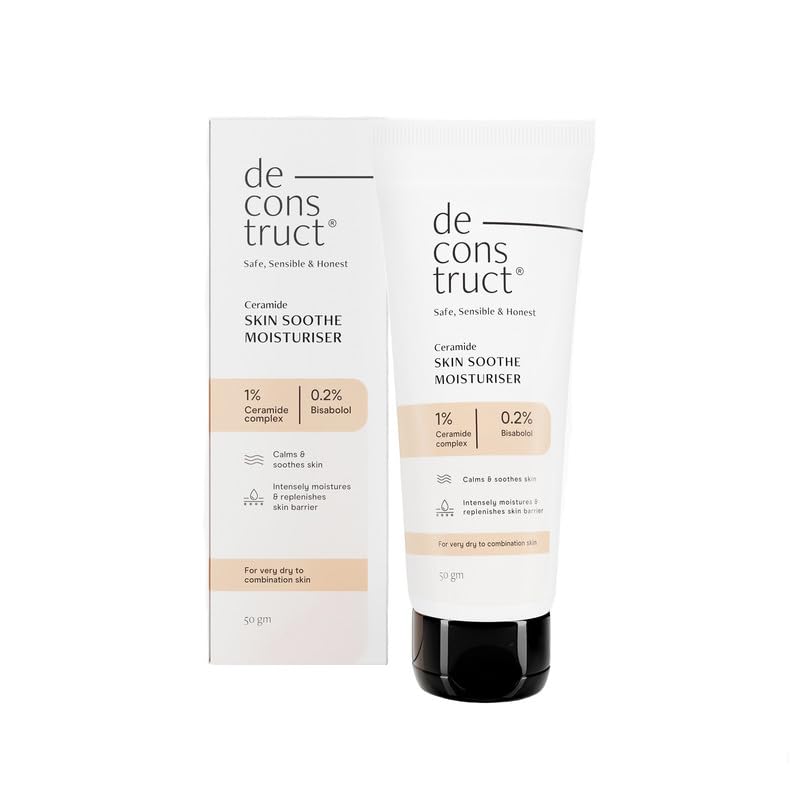 Deconstruct Face Moisturiser - 1% Ceramides & 0.2% Bisabolol, 50g