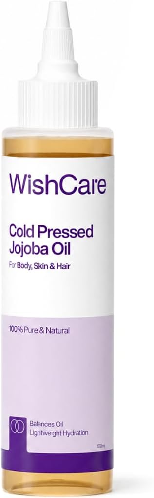 WishCare Pure Cold Pressed Natural Unrefined Jojoba Oil For Face, Hair & Skin