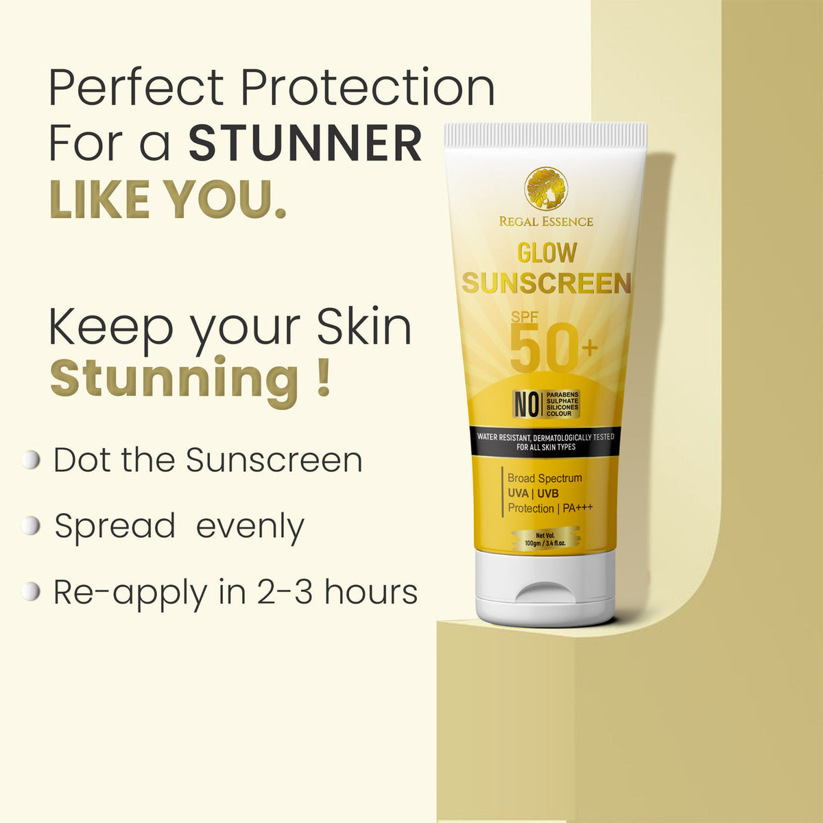 Vedapure Regal Essence Sunscreen SPF50 - 50 ml - Image 3
