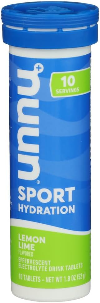 Nuun Act Sport Hydration - Lemon Lime Effervescent Electrolyte Tablets, 10 Servings - Image 3