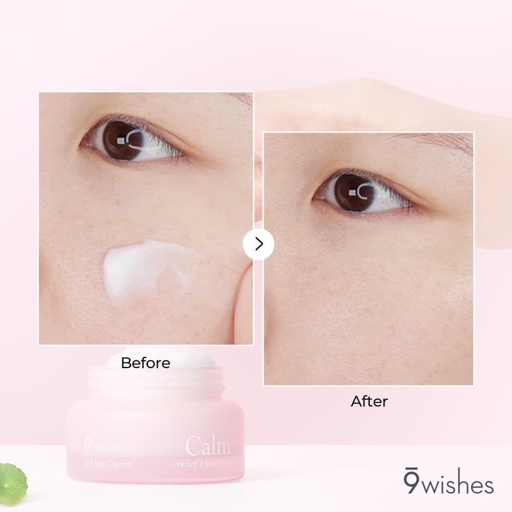 9Wishes pH Calm Ice Cream - Face Moisturiser with Cica, 17 fl oz - Image 4