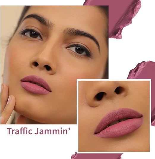 Nykaa So Creme! Creamy Matte Lipstick - Traffic Jammin' - Image 5