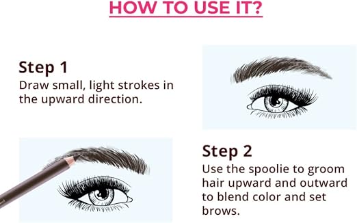 Nykaa Brow Chika Wow Eyebrow Pencil - Coven Cocoa 01 - Image 6