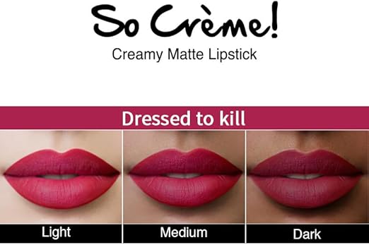 Nykaa So Creme! Creamy Matte Lipstick - Dressed to Kill - Image 4