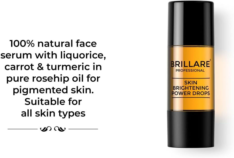 Brillaire Skin Brightening Power Drops - Rosehip & Sandalwood Serum, 15ml - Image 2