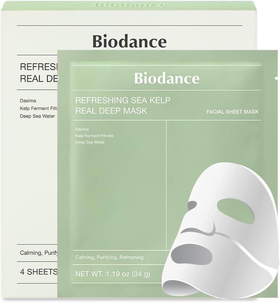 Biodance Refreshing Sea Kelp Real Deep Face Mask - 20g