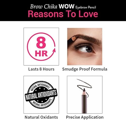 Nykaa Brow Chika Wow Eyebrow Pencil - Coven Cocoa 01 - Image 5