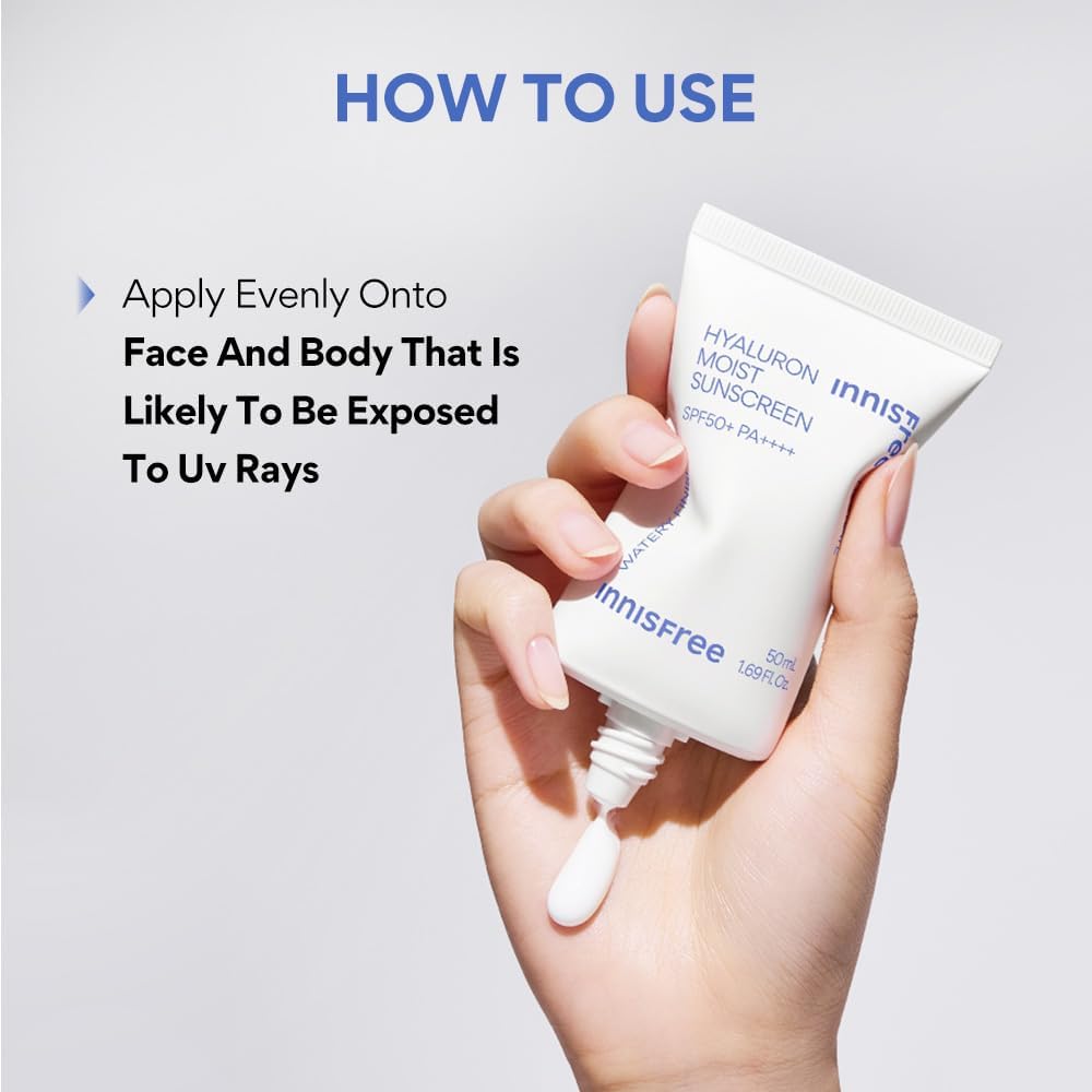 Innisfree Apple Hyaluronic Moist Sunscreen SPF50+ PA++++ - 50ml - Image 3