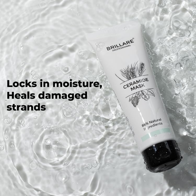 Brillaire Ceramide Hair Mask - 86% Natural, 125 Gm - Image 3