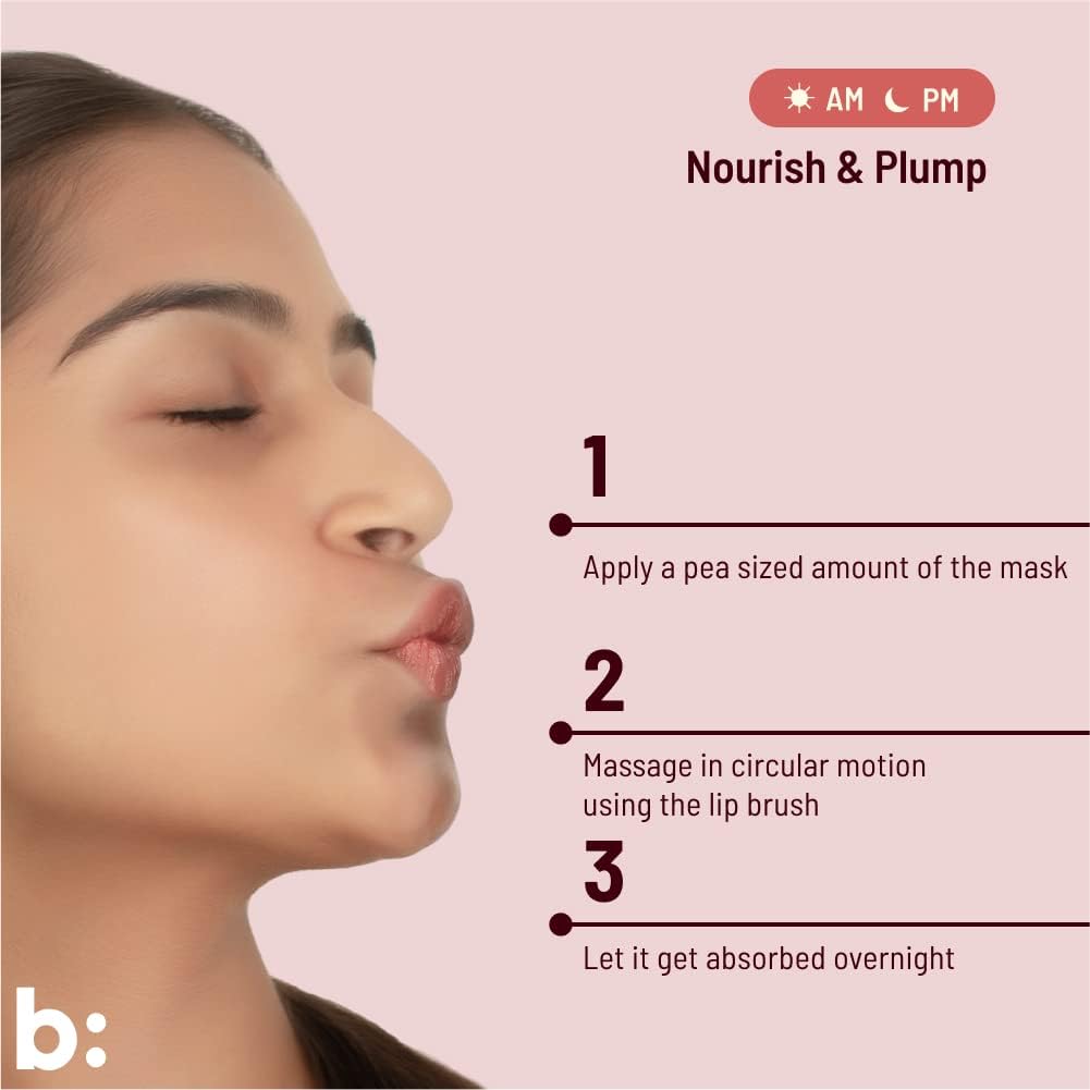 Biocule Glow Lip Overnight Mask - Omega, Vit E, HA - 15g - Image 8