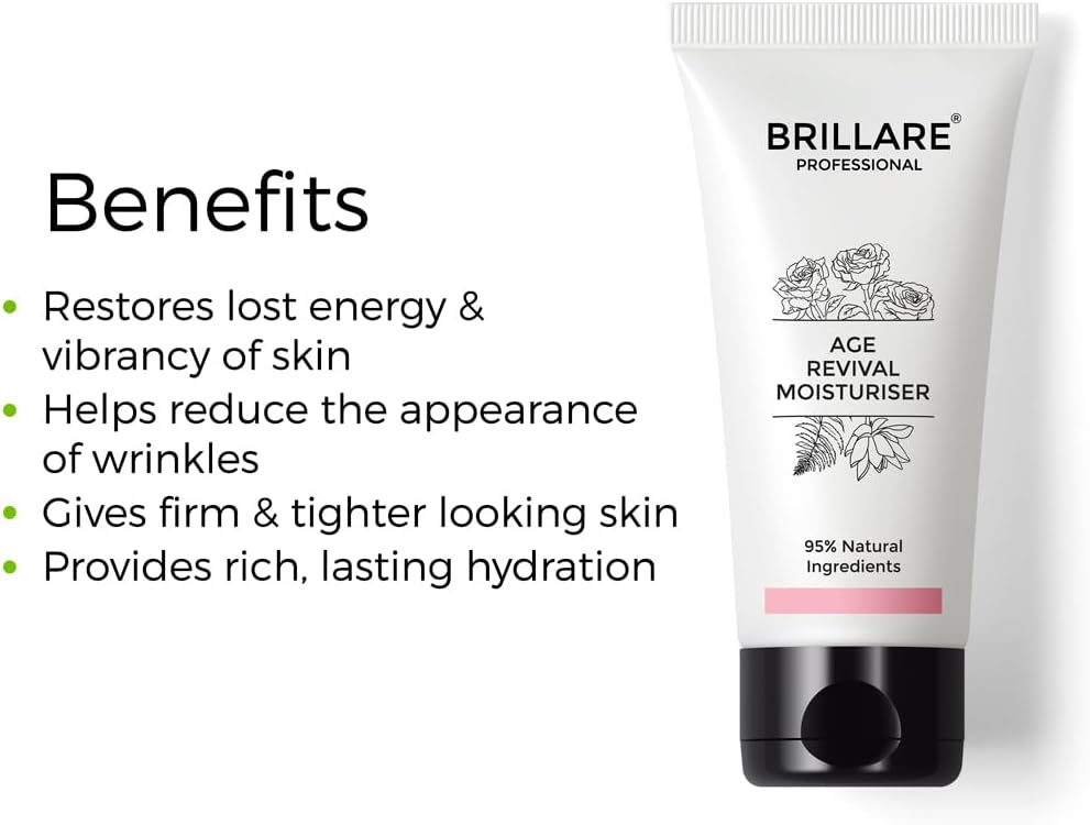 Brillaire Age Revival Face Moisturiser with Alpine Rose & Lotus 50ml - Image 3