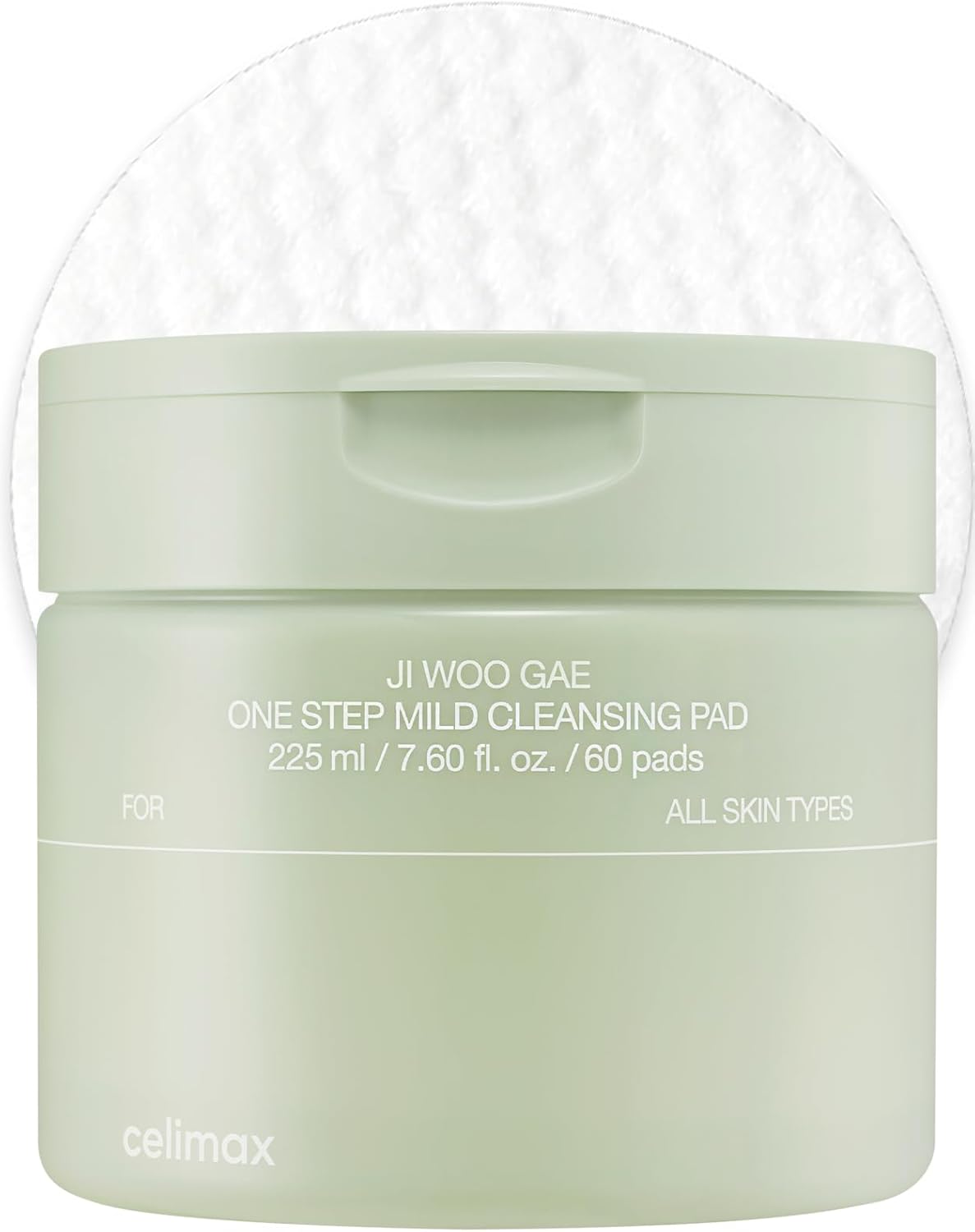 CELIMAX Ji Woo Gae One Step Mild Cleansing Pad - Facial Cleanser, 70 Pads