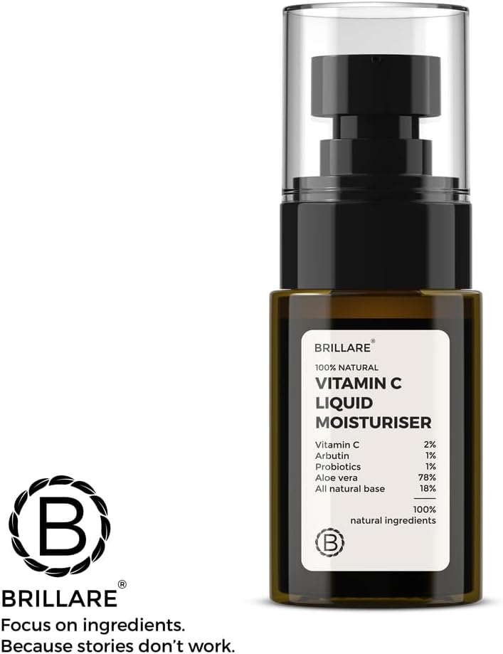 Brillaire Vitamin C Liquid Moisturiser - 100% Natural, 50ml - Image 5