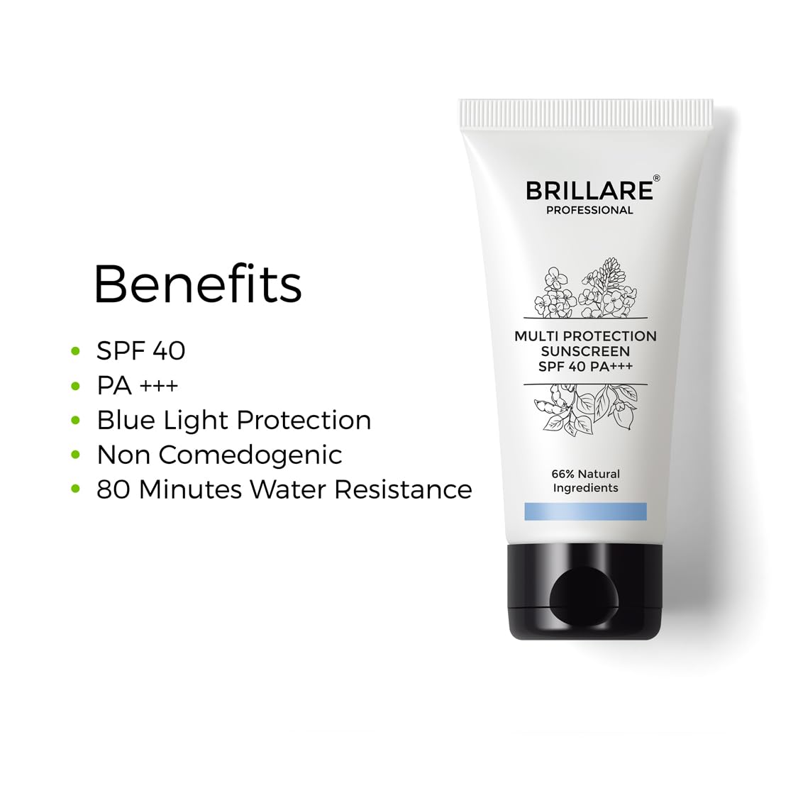 Brillaire Multiprotection Sunscreen SPF 40 Cream - 50g - Image 3