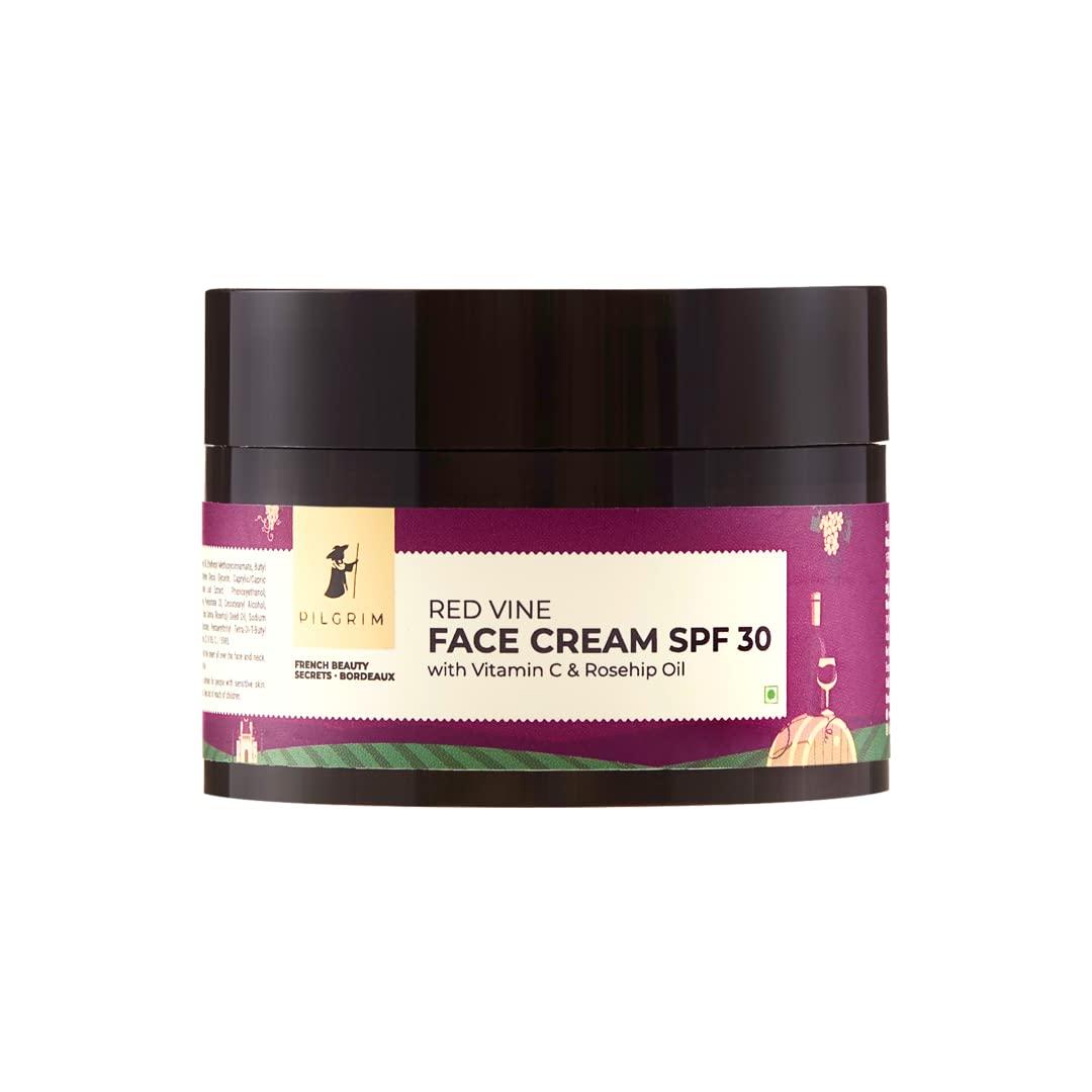 Pilgrim Red Vine Youthful Glow Moisturizer with Vitamin C & SPF 30