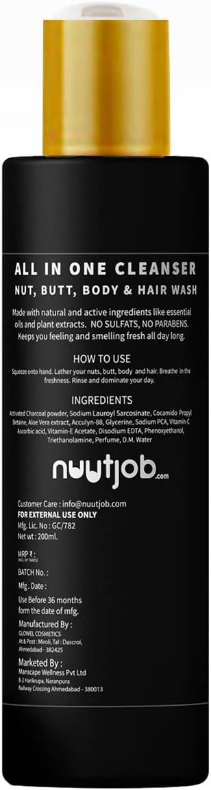 Nuutjob Nuut Wash All-in-One Cleanser Intimate Wash - 200 ml - Image 2