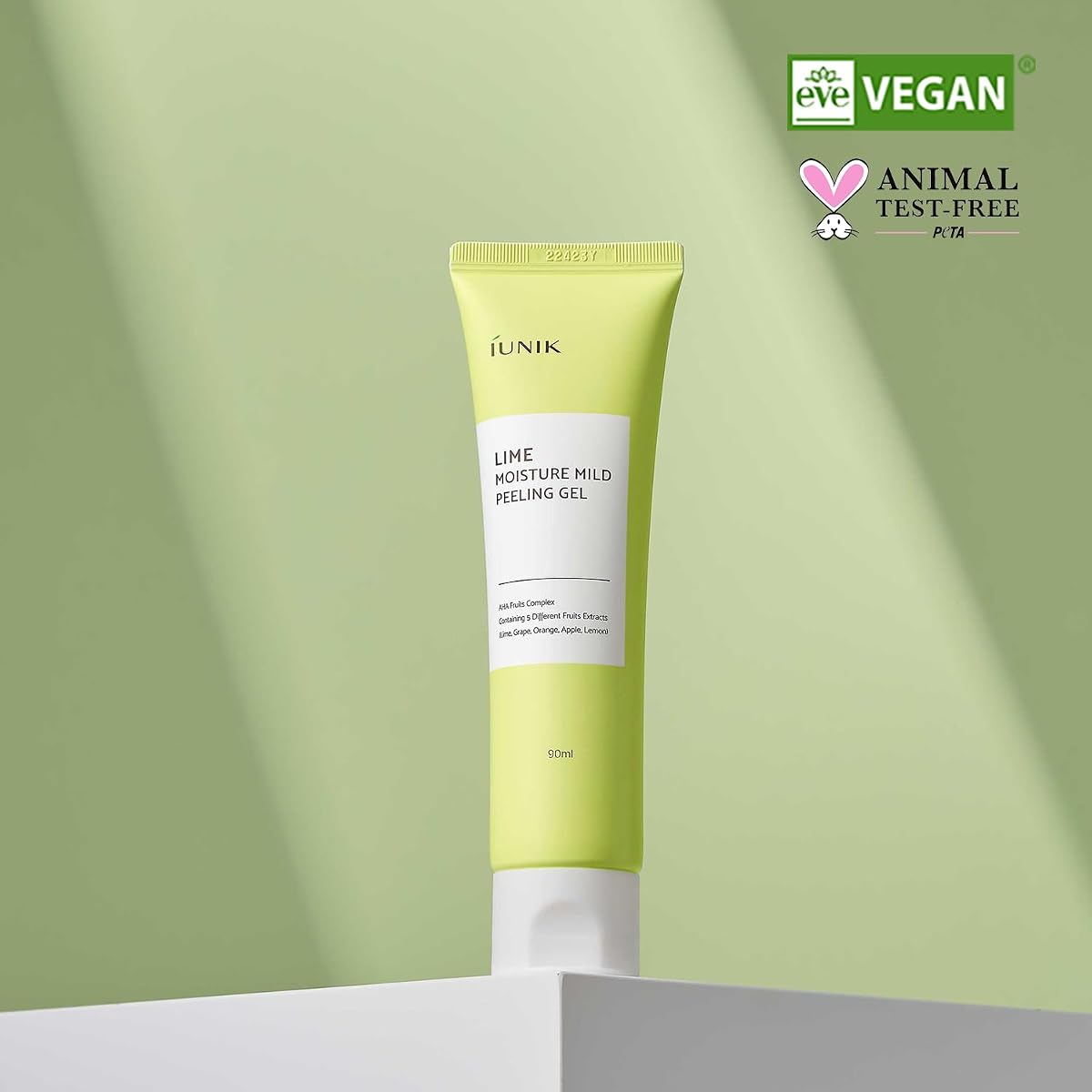 iUNIK Lime Moisture Mild Peeling Gel with AHA Fruit Complex - 90ml - Image 6