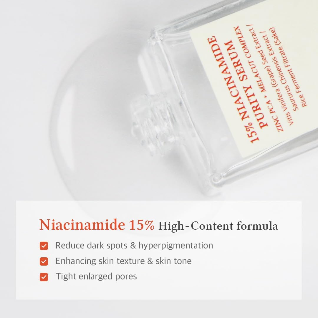 Dr.Althea 15% Niacinamide Purity Face Serum - Vegan, Pore Care, 30ml - Image 3