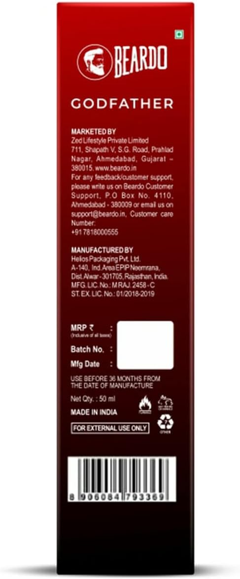 Beardo Godfather Perfume - Aromatic, Spicy EDP for Men, 50ml - Image 8