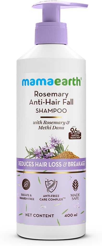 Mamaearth Rosemary Anti-Hairfall Shampoo with Methi Dana - 400ml