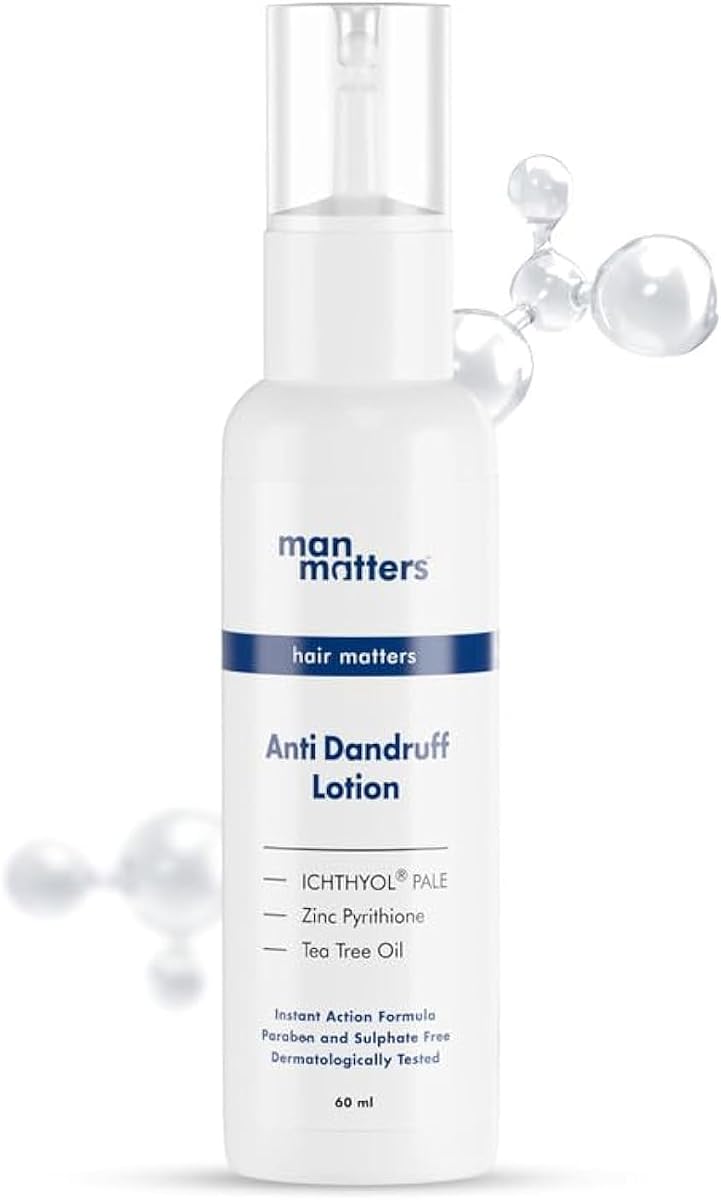 Man Matters Anti Dandruff Lotion - Menthol & Tea Tree Oil, 60ml
