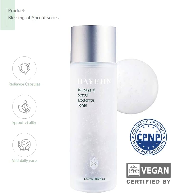 Hayejin Blessing of Sprout Radiance Toner 120ml - Face Serums & Treatments - Image 5