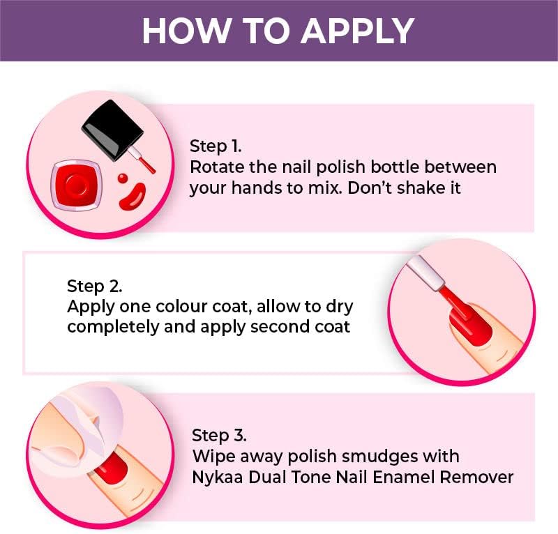 Nykaa Mirror Chrome Nail Lacquer - Purple Galaxy Shade No. 178 - Image 6